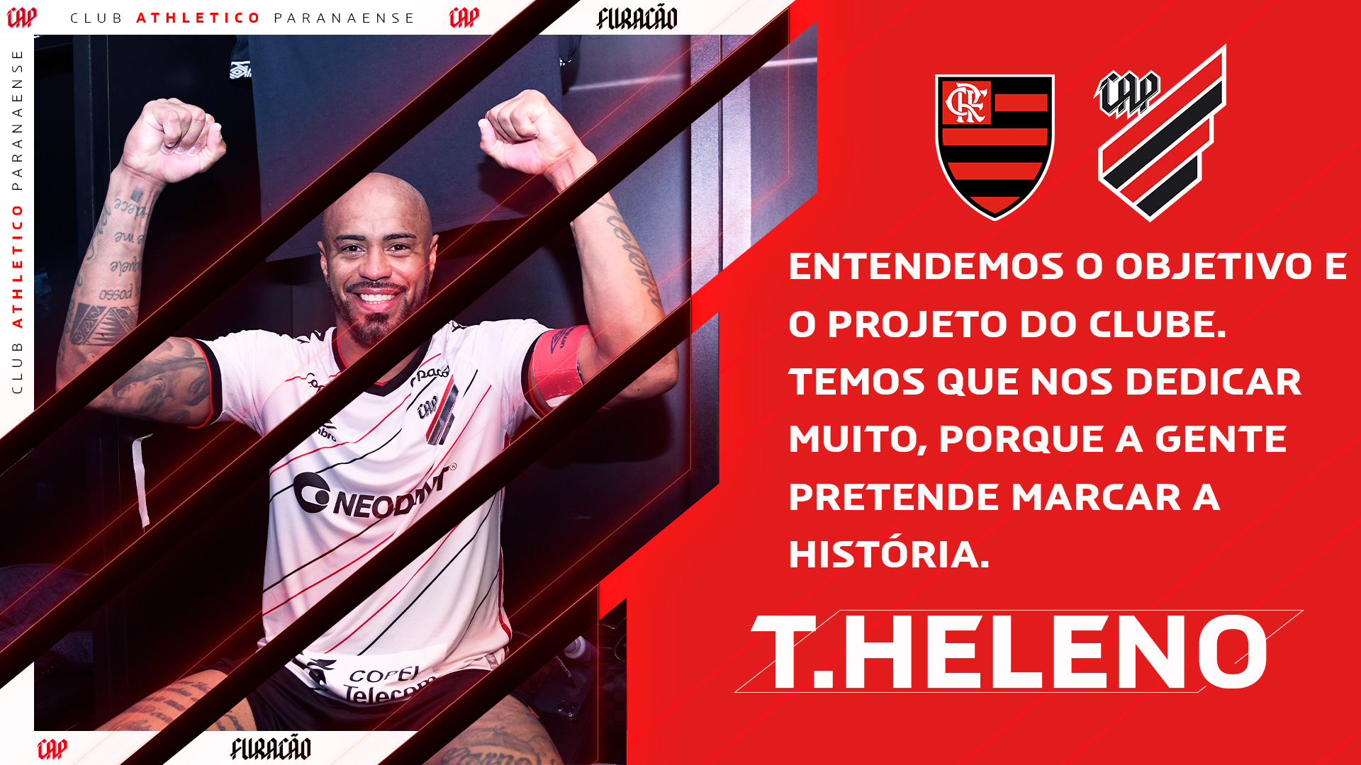 Thiago Heleno: "Pretendemos marcar a história e queremos ser campeões"